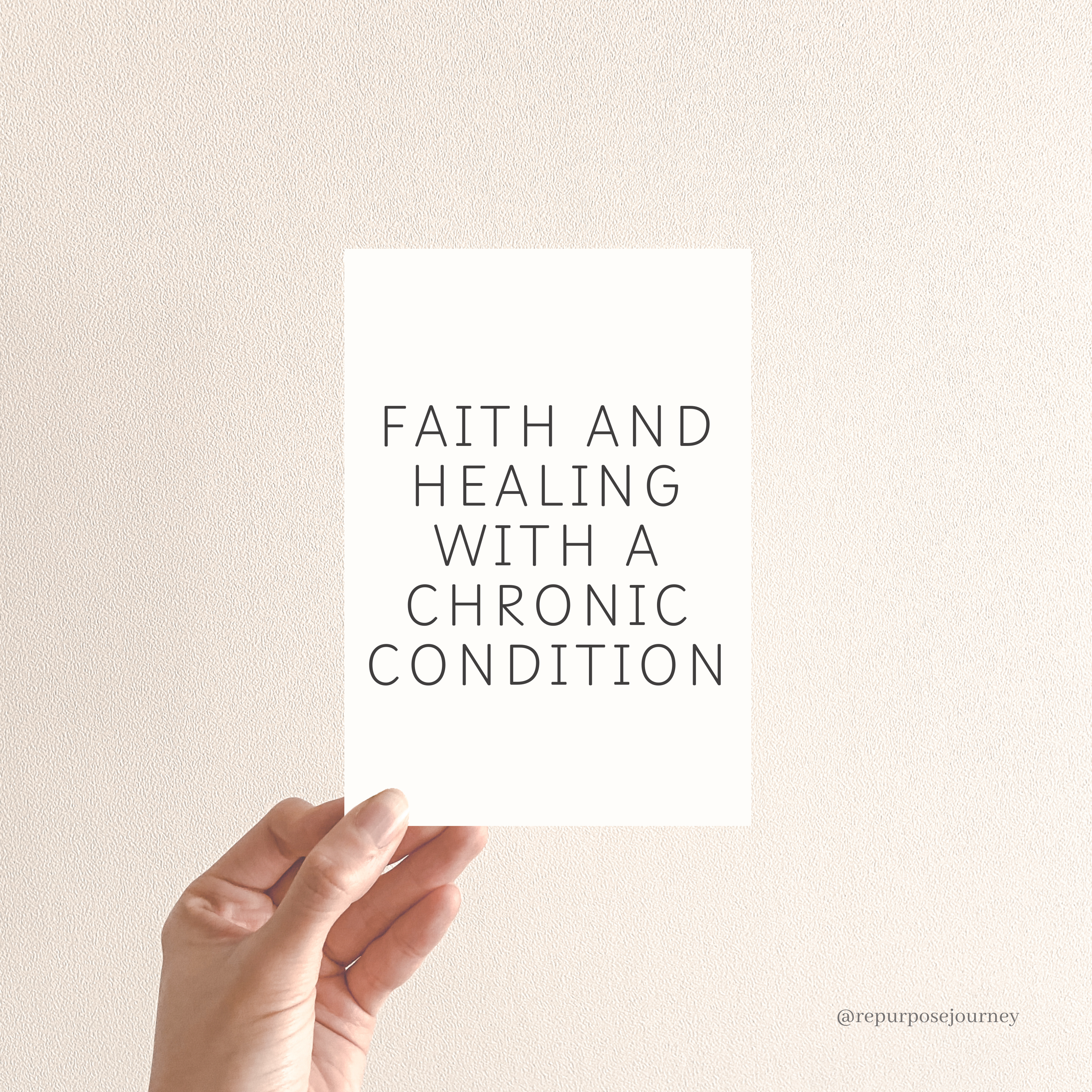 You are currently viewing Faith and Healing with a Chronic Condition